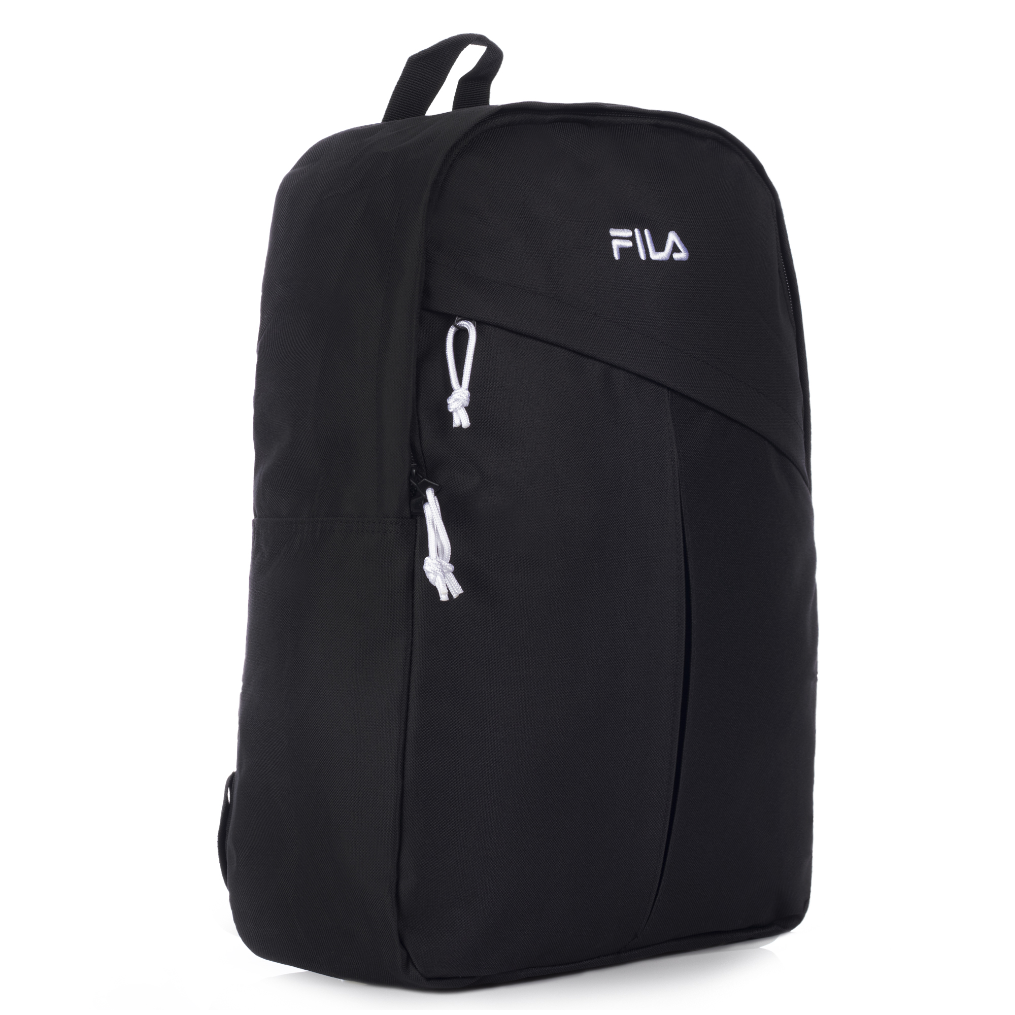 Mochila Fila Negra Backpack Unisex Color Negro Diseño de la tela Liso