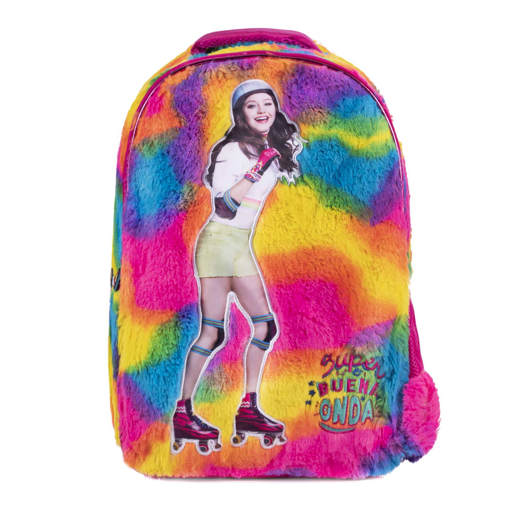 Mochila Backpack Juvenil Soy Luna Roller Peluche Multicolor