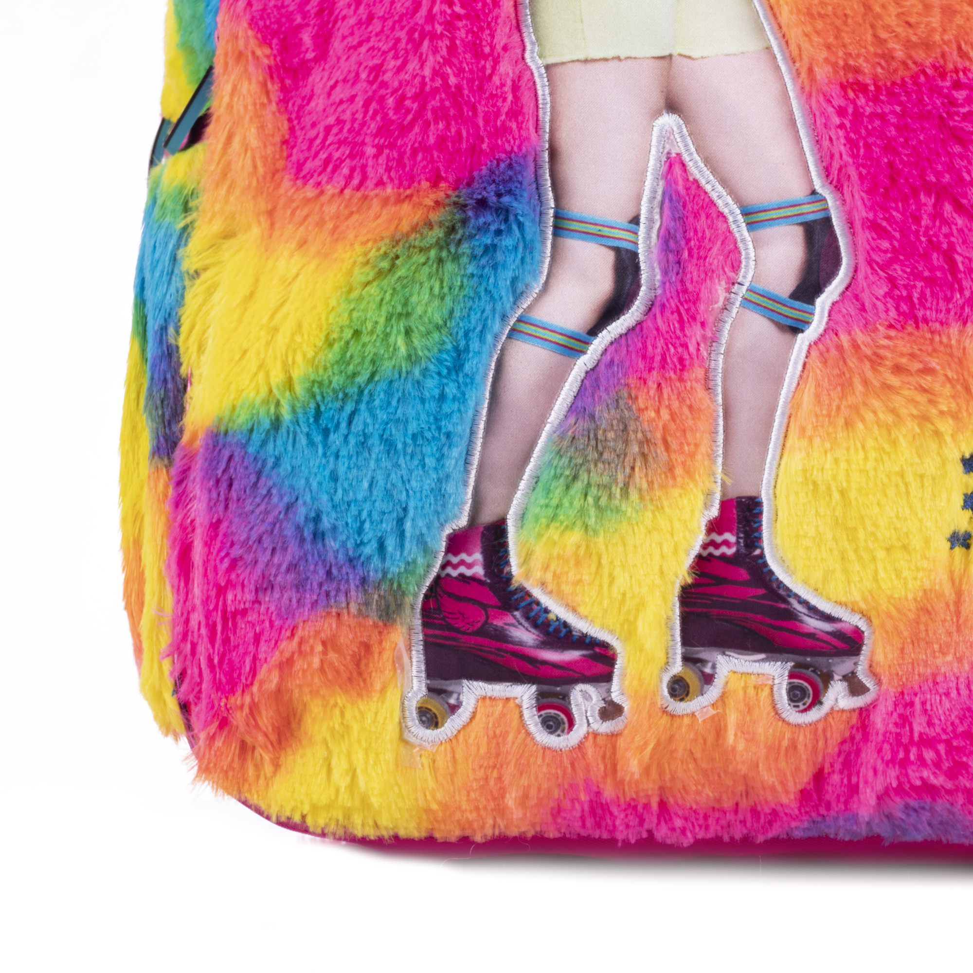 Mochila Backpack Juvenil Soy Luna Roller Peluche Multicolor