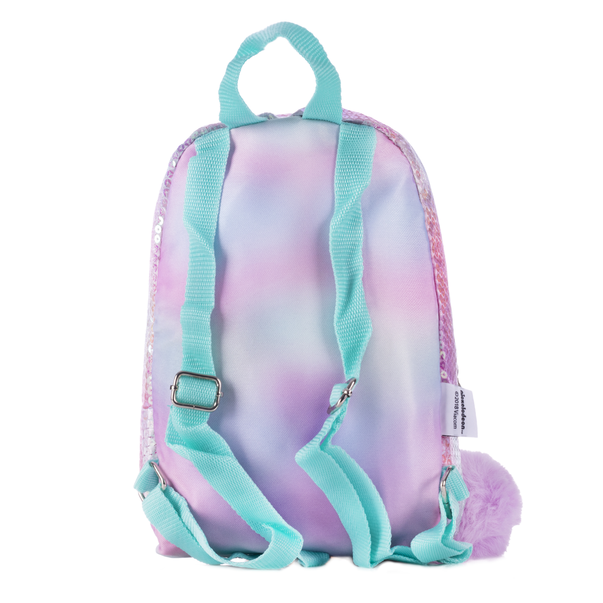 Mochila Jojo Siwa Modelo Lentejuela Plateada