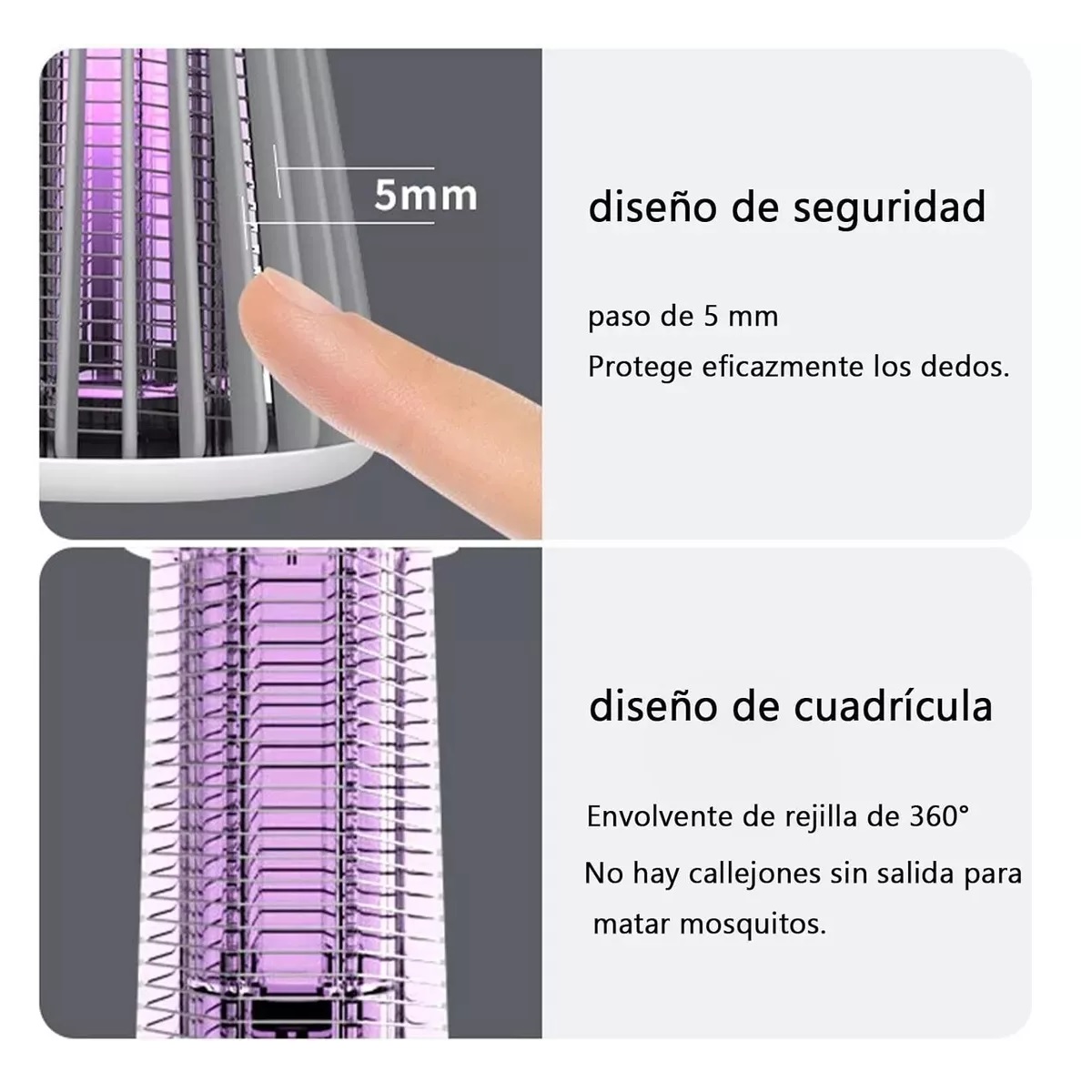 Lámpara Mata Mosquitos Killer Eléctrico Interior Y Exterior