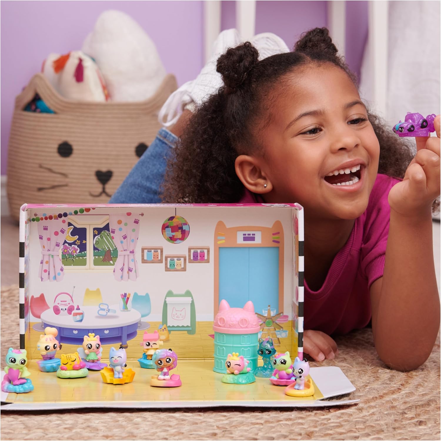Gabby's Dollhouse Set De 12 Mini Figuras Miausombrosas