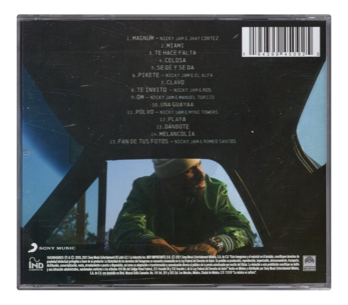 Nicky Jam - Infinity - Disco Cd