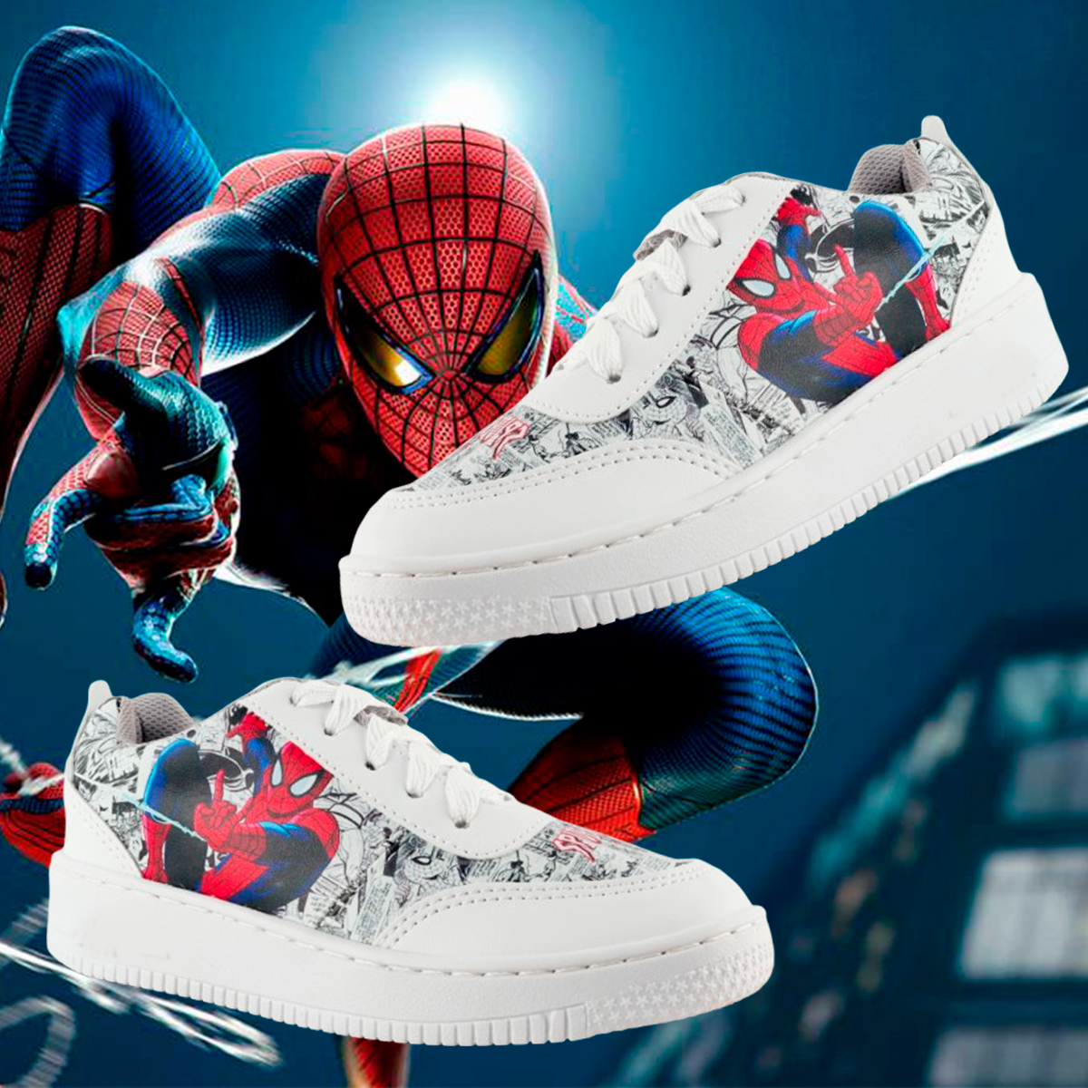 Tenis Niño Hombre cosido Araña héroe Vengadores 309-n-brs