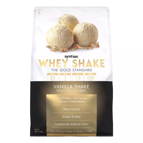Proteina Whey Shake 2.27kg 76 serv Vainilla