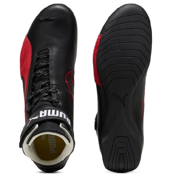 Tenis Puma Ferrari Future Cat Mid Negro rojo Hombre Tallas 25 al 29.5