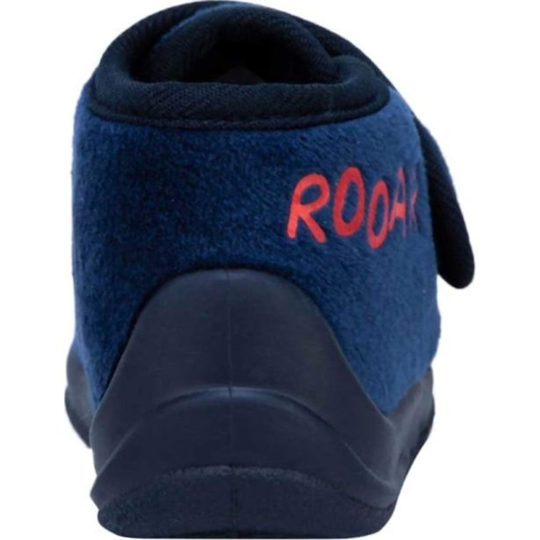 Pantufla para bebé, tipo botín, con peluche y bordado, con dinosaurio, color azul, ajuste con contactel, marca Schatz Kids 876556