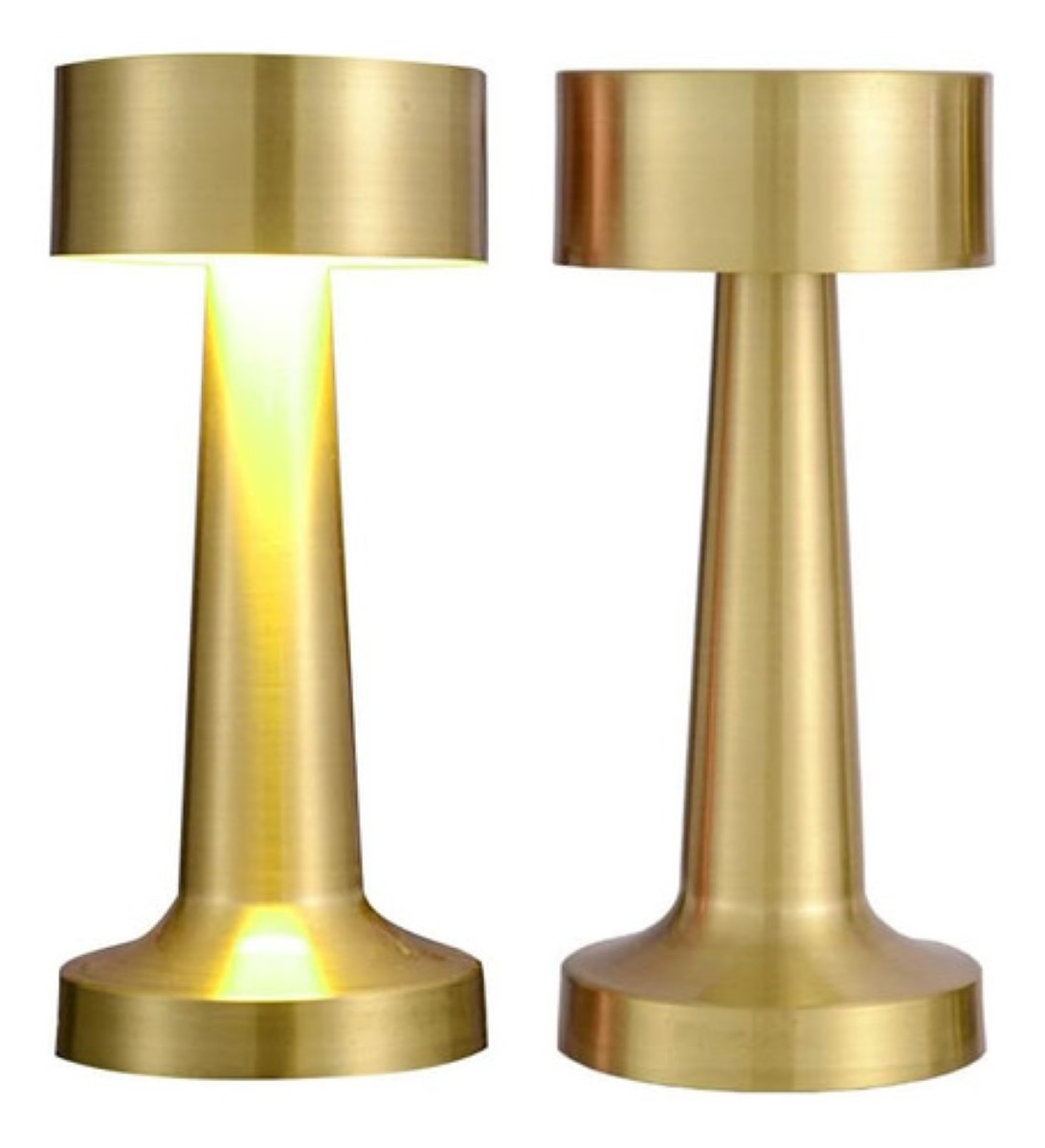 Lámpara De Mesa De Barra Led Decoración De Escritorio Luz Tá dorado