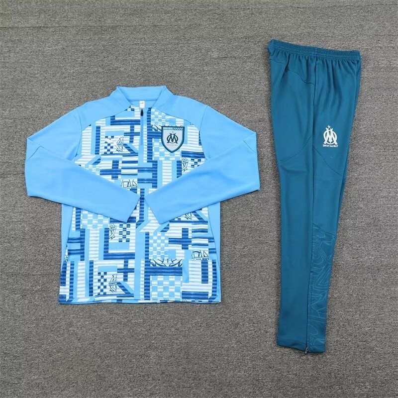 Nuevo! Pants Conjunto Completo Olympique Olimpique Marseille Marsella 2024/2025 Azul Talla M