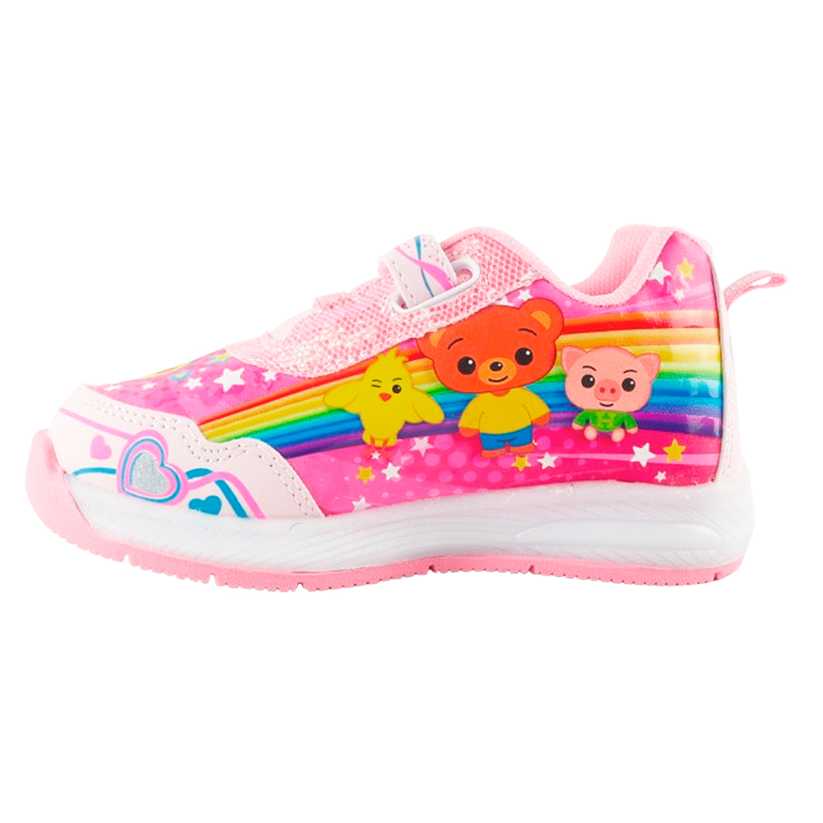 TENIS NIÑA DEPORTIVOS LUCES LED PAYASITO PLIM PLIM MEI LI 877-RP
