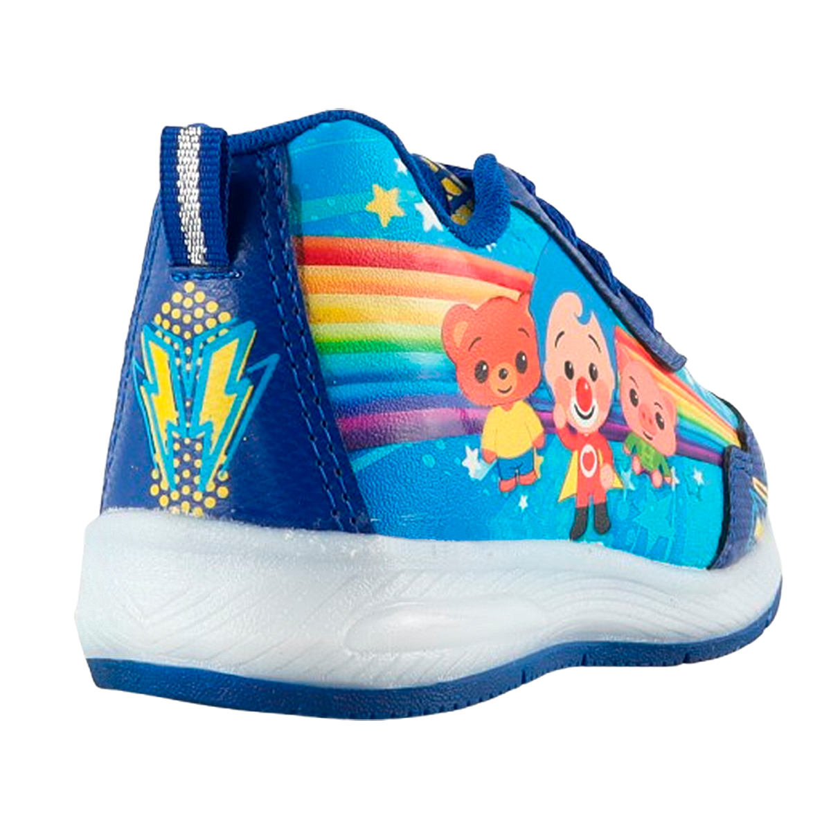 Tenis Niño Payaso Plim Plim Acuarella Bam Luces Leds 805-AR