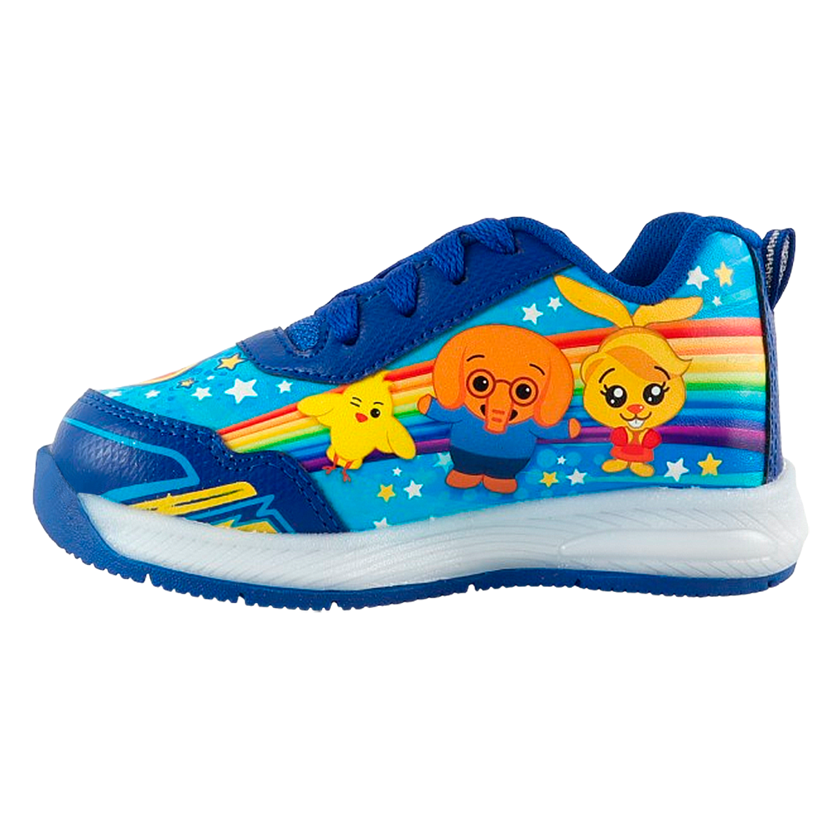 Tenis Niño Payaso Plim Plim Acuarella Bam Luces Leds 805-AR
