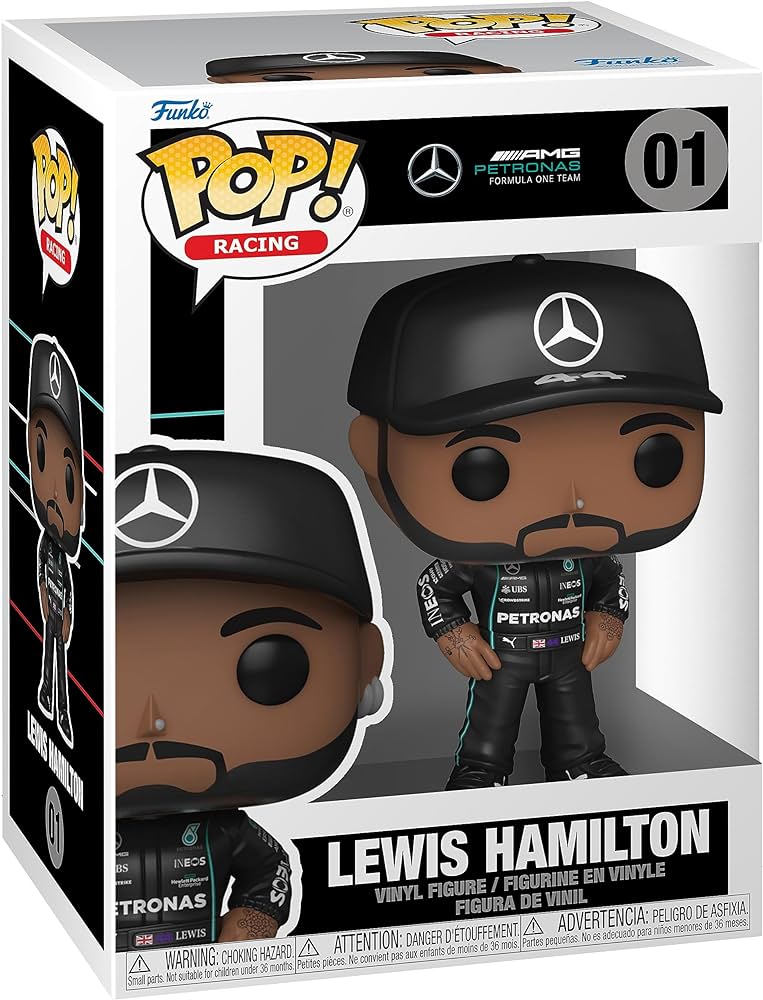 Exclusivo! Funko Pop Racing F1 Mercedes Lewis Hamilton 01