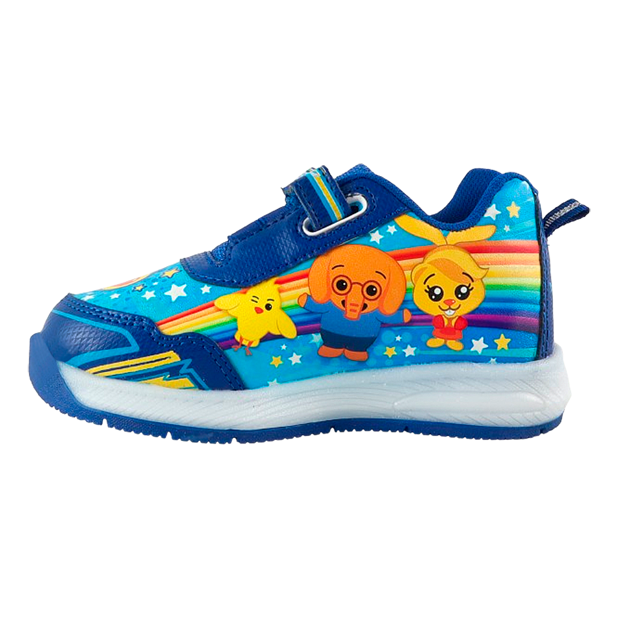 Tenis Niño Payaso Plim Plim Acuarella Bam Luces Leds 877-AR