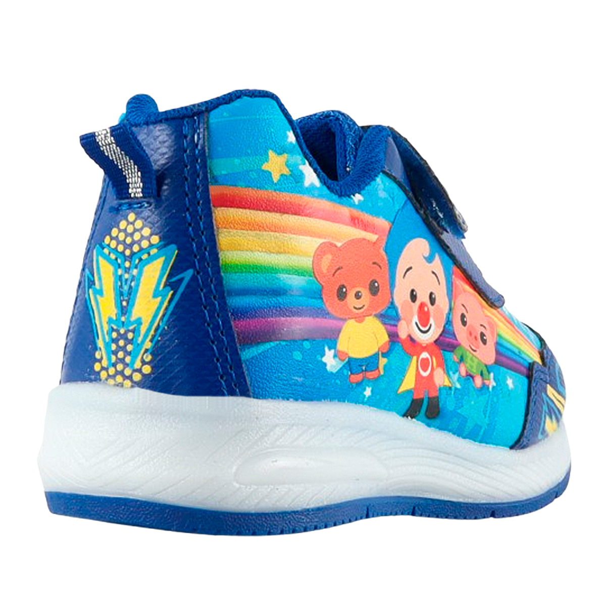 Tenis Niño Payaso Plim Plim Acuarella Bam Luces Leds 877-AR