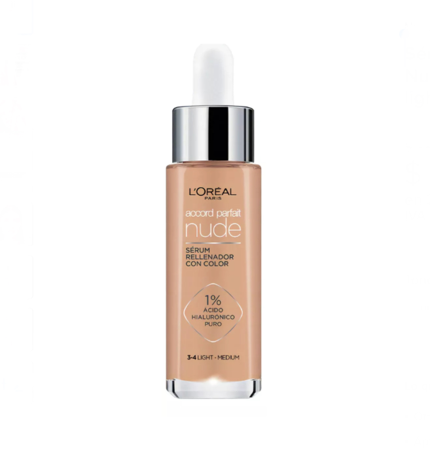 Sérum L'oréal Paris True Match Nude Con Color 30 Ml Tono 3-4 light medium