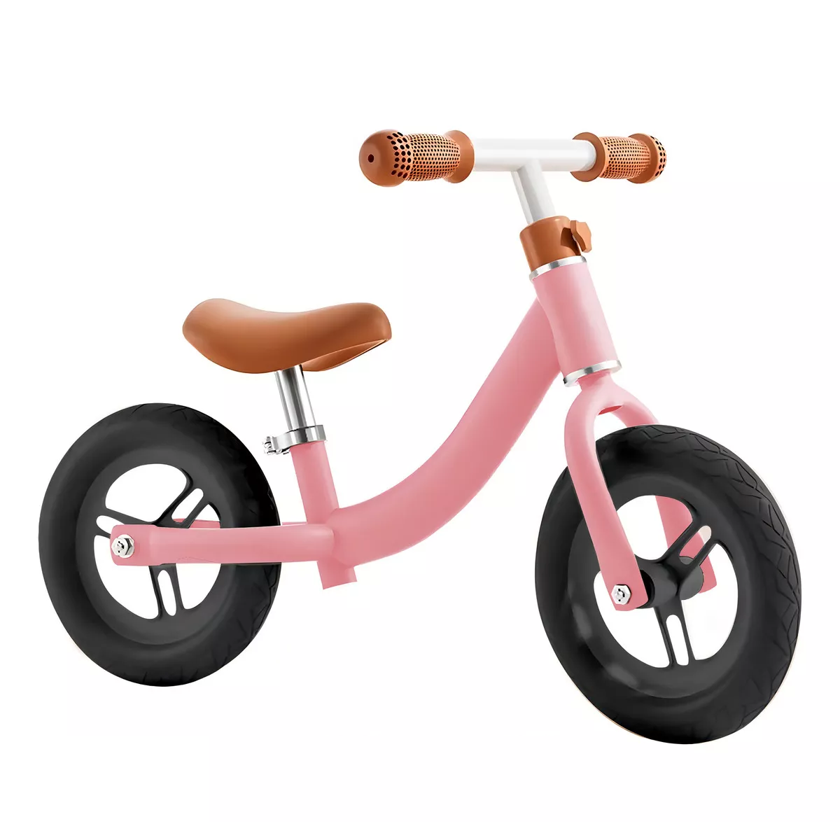 Bicicleta De Equilibrio Sin Pedales Entrenadora Para Niños Color Rosa