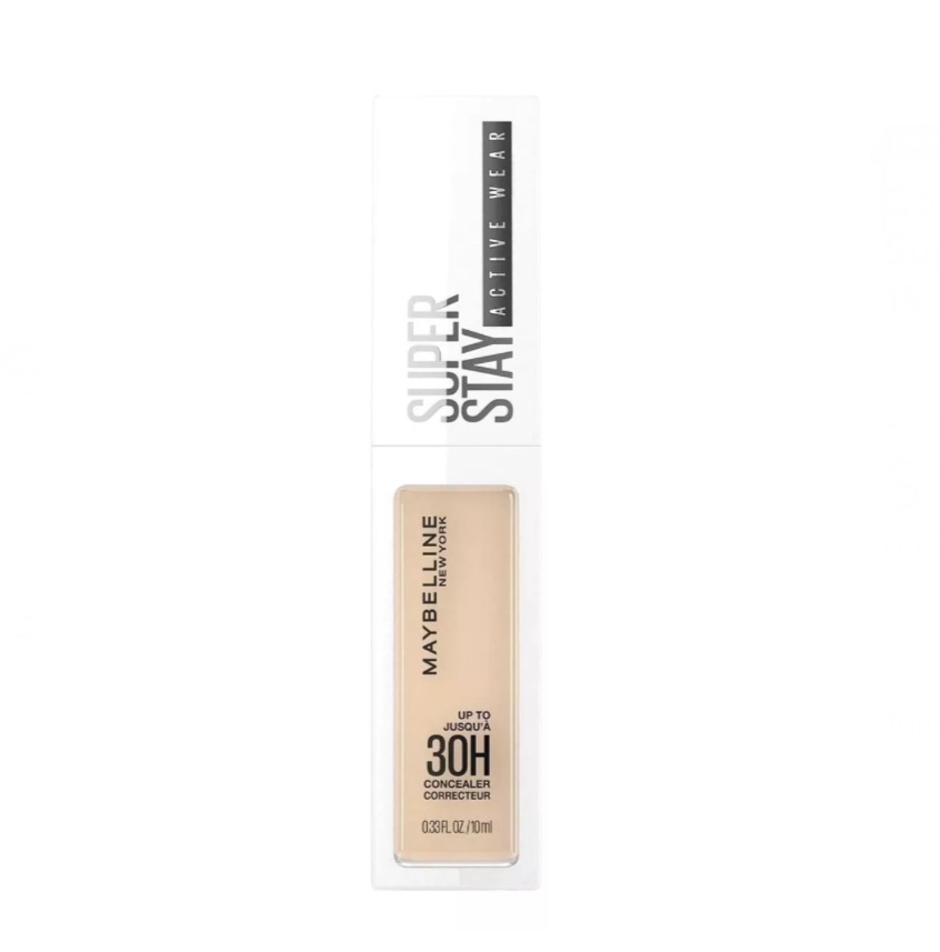 Corrector Maybelline New York Super Stay Active Wear 30h Tono 20 Sand