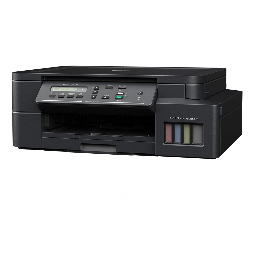 Multifuncional Brother DCP-T520W InkBenefit Tank, Color, Inyección, Tanque de Tinta, Inalámbrico, Print/Scan/Copy.