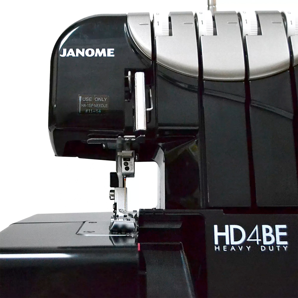 Máquina Overlock Doméstica Para Trabajo Pesado Janome Hd4BE