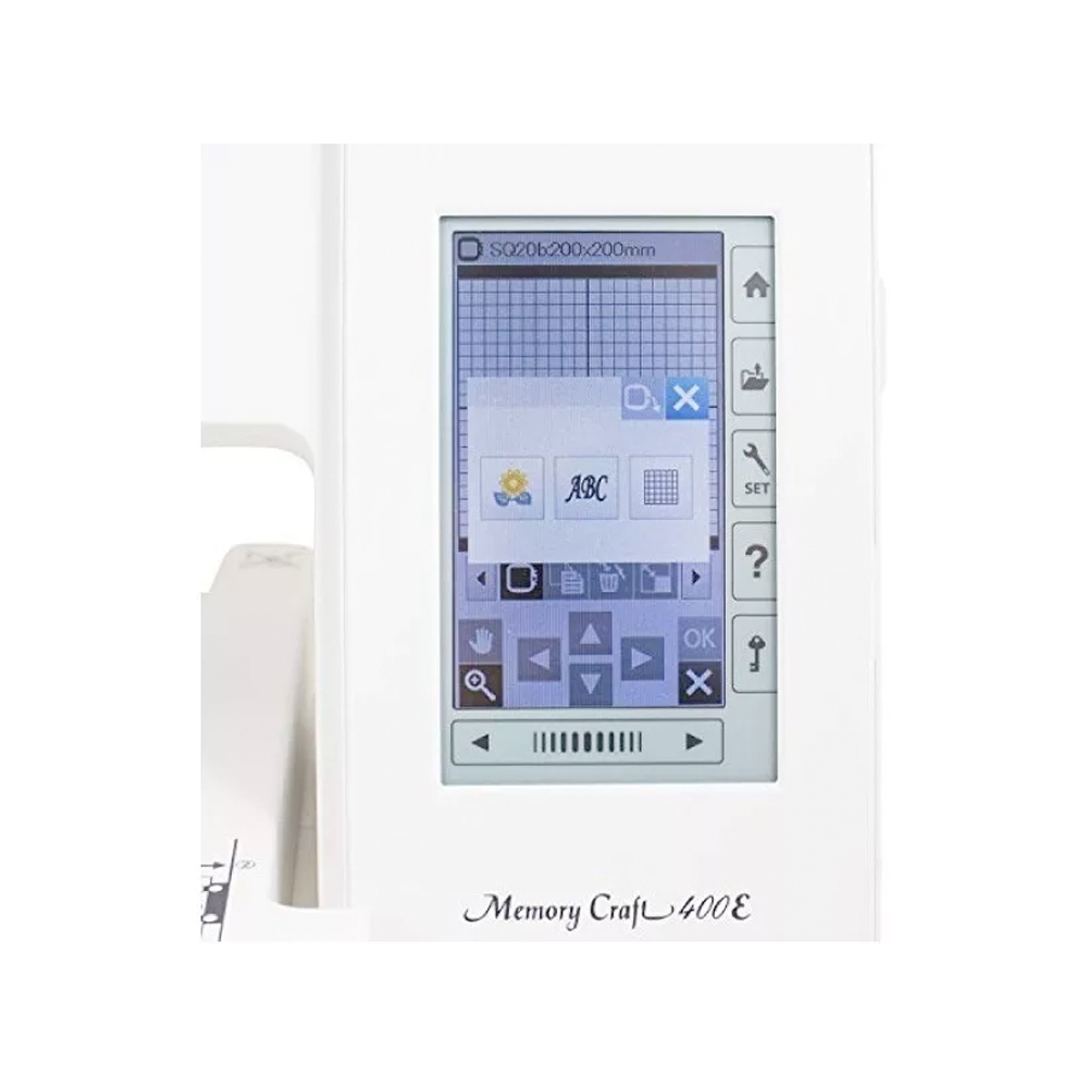 Máquina Bordadora Doméstica Janome MC400E Memory Craft