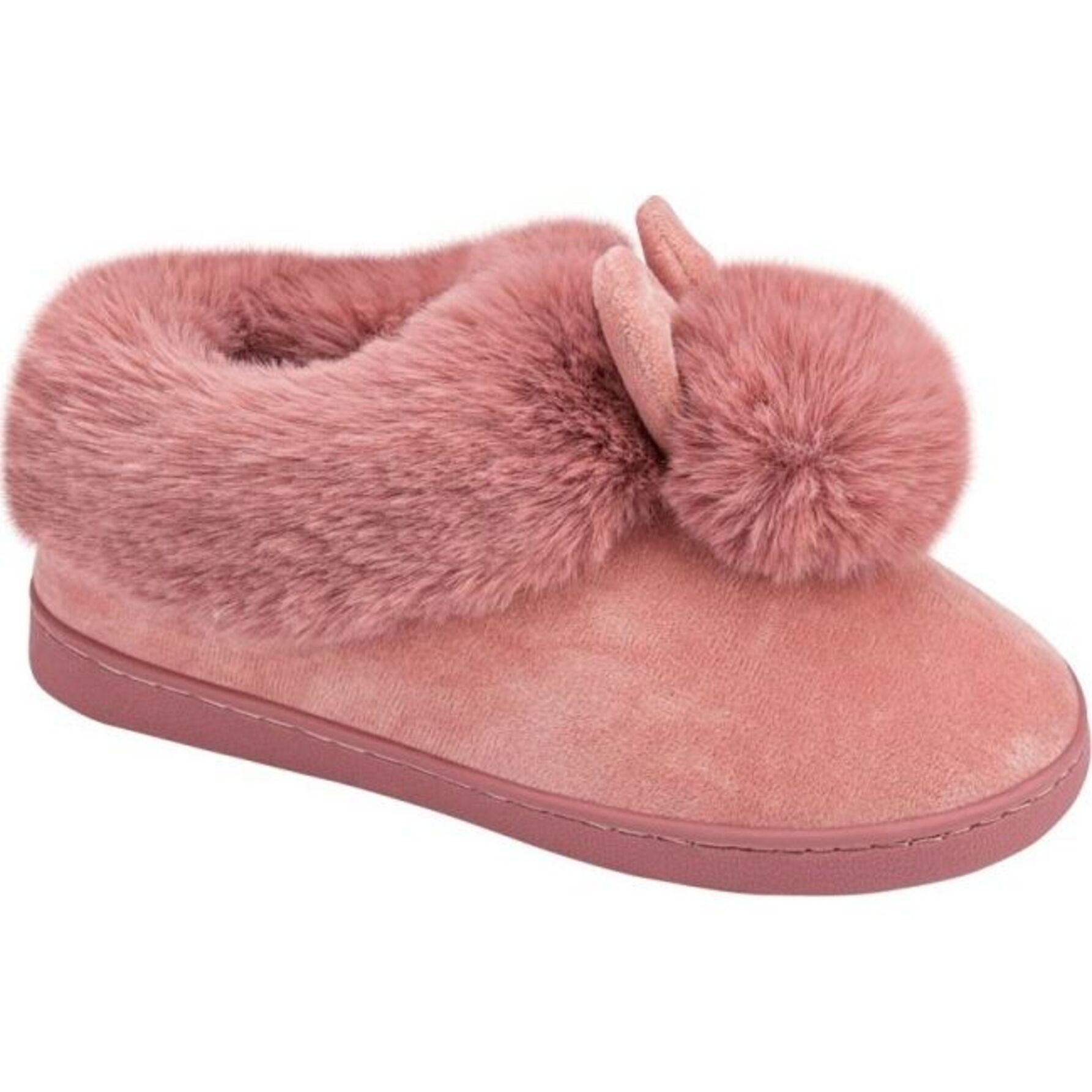 Pantunflas Pantuflas Mujer Peluche Cerradas Pantufla Para Mujer