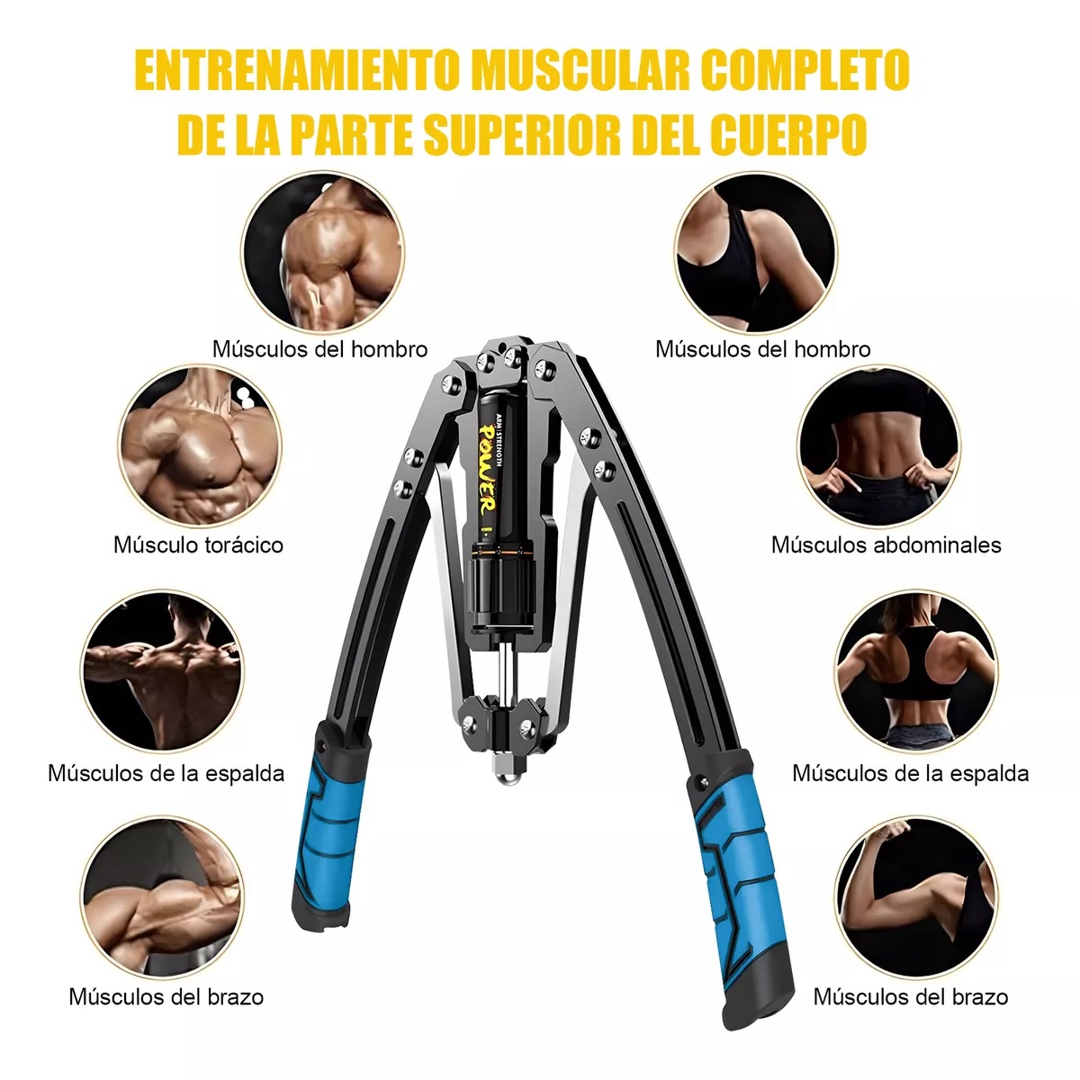Ejercitador De Brazo Ajustable De Potencia Hidráulica/200kg