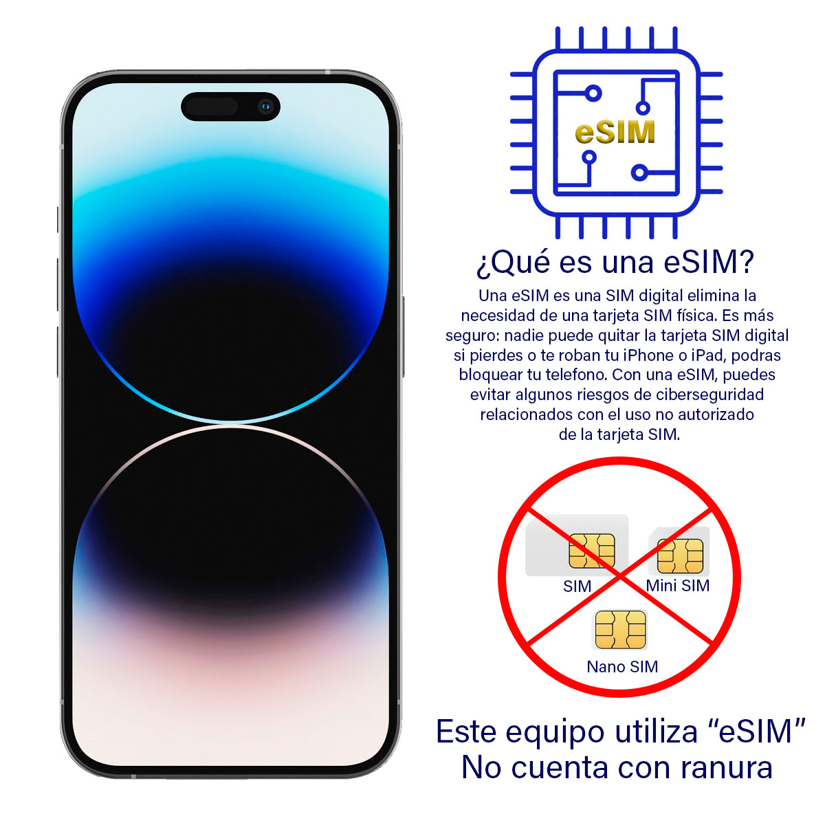 Apple iPhone 14 Pro Max 128 Gb Plateado Reacondicionado Grado A eSIM