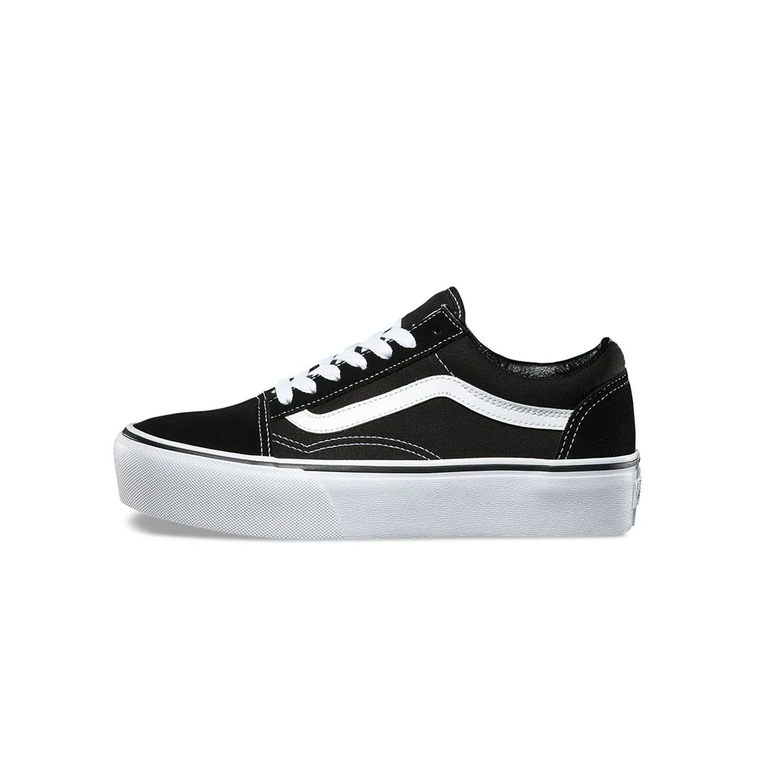 Tenis Vans Old Skool Stackform Plataforma Negro Mujer 0a7q5m6bt