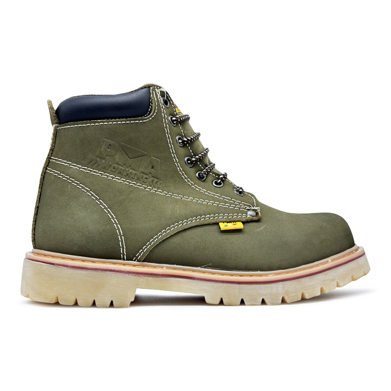 Bota Verde Muzgo Nobuck Caballero Hombre Pma Industriales de