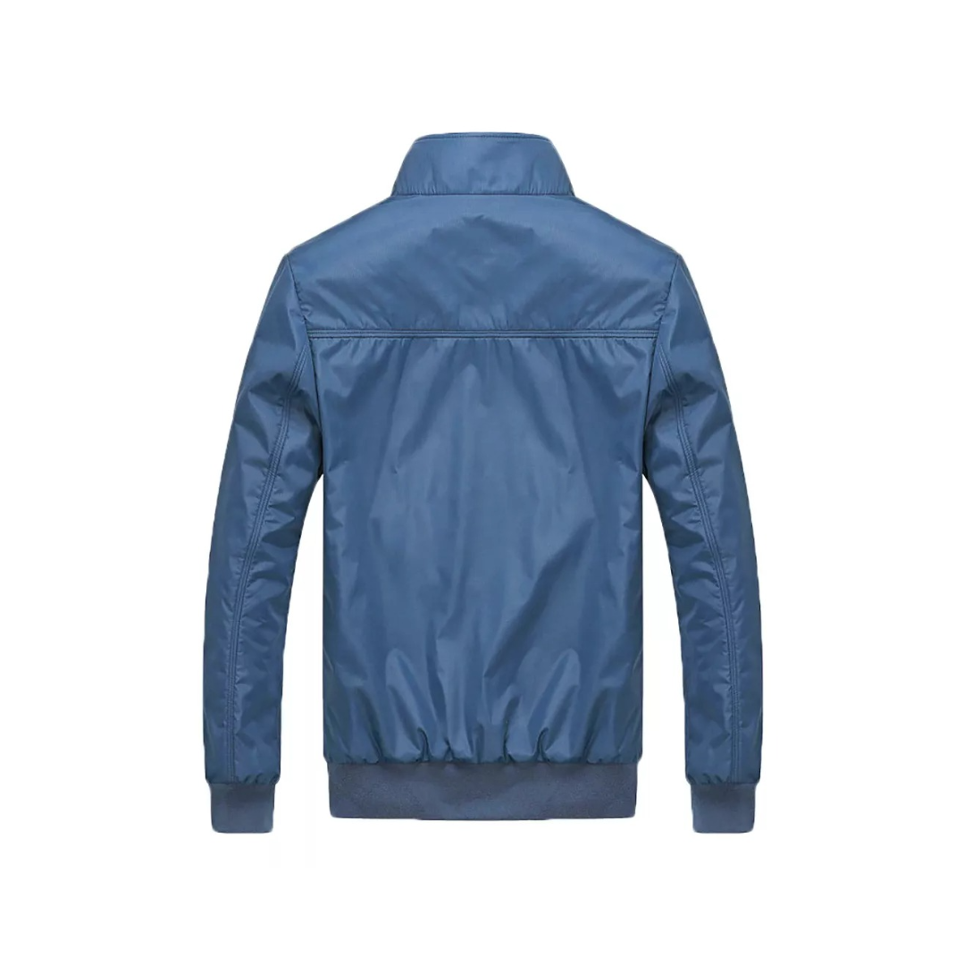 Chamarra Cortavientos Casual Chamarra Hombre Color Liso