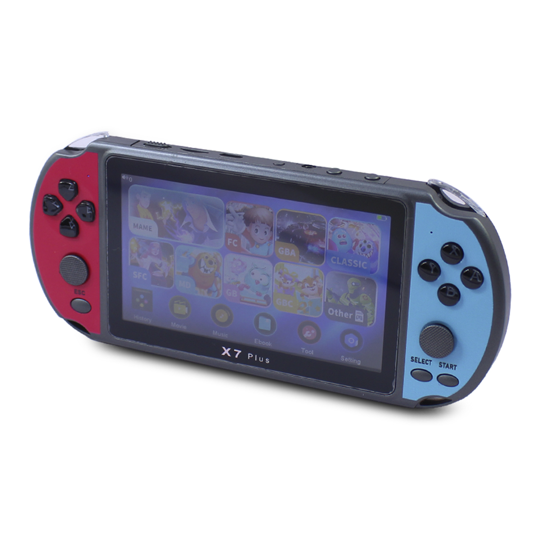 Consola portátil x7 plus Más de 1000 juegos Pantalla de 5.1 pulgadas  