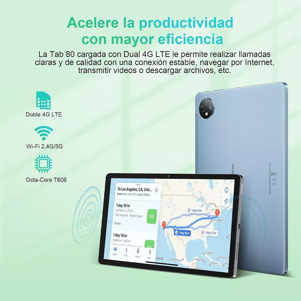 Tablet Blackview Tab80 16gb Ram 128gb Rom Android 13 Tableta