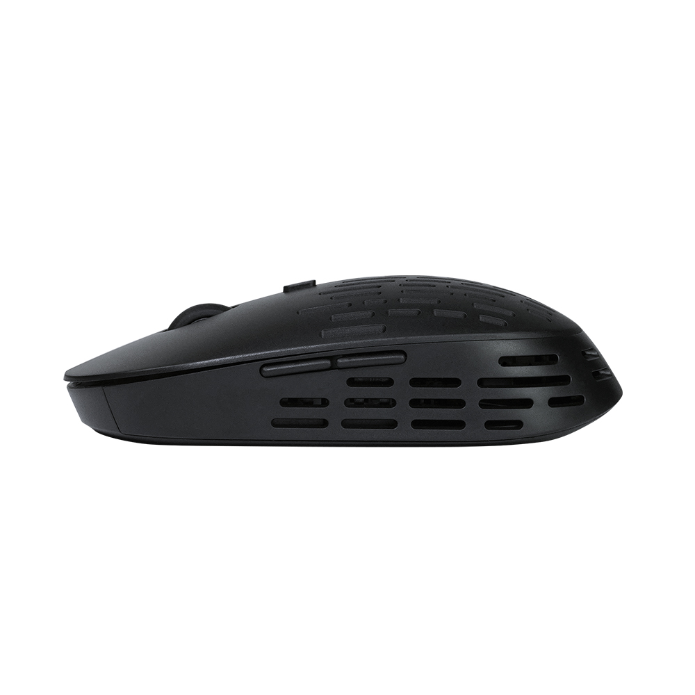 Mouse Vorago Óptico MO-208, Inalámbrico, RF, Bluetooth, 2400DPI, Negro