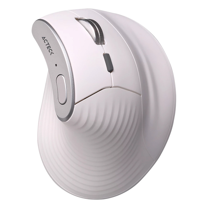 Mouse Ergonómico Vertical Acteck Óptico Virtuos Fitt Pro MI770, Inalámbrico, Bluetooth/USB-C, 1600DPI