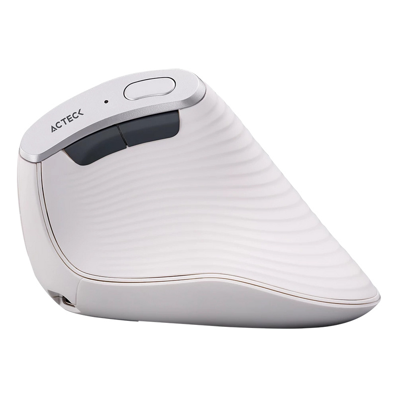 Mouse Ergonómico Vertical Acteck Óptico Virtuos Fitt Pro MI770, Inalámbrico, Bluetooth/USB-C, 1600DPI