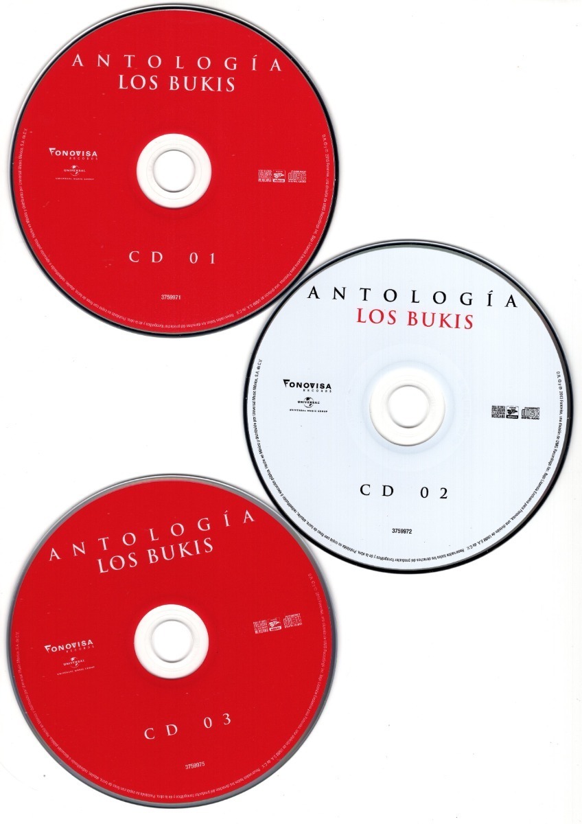 Los Bukis - Antologia - Boxset 4 Discos Cd + Dvd.