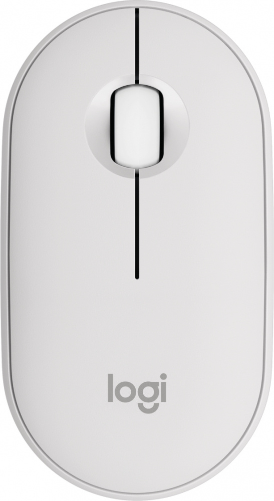 Mouse Logitech Óptico Pebble 2 M350s, Inalámbrico, Bluetooth, 4000DPI, Blanco