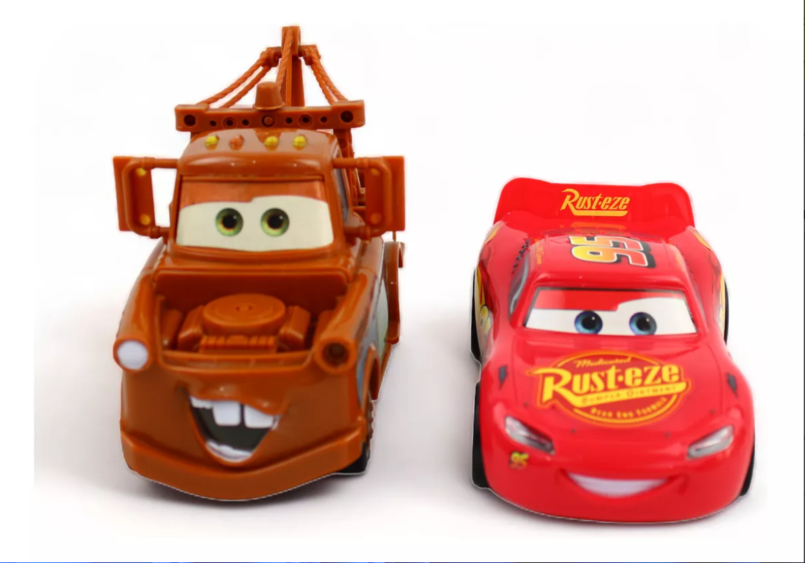 Rayo y Mate Cars De Friccion Juguete De Importacion T369734
