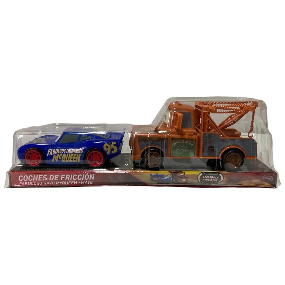 Rayo y Mate Cars De Friccion Juguete De Importacion T369734