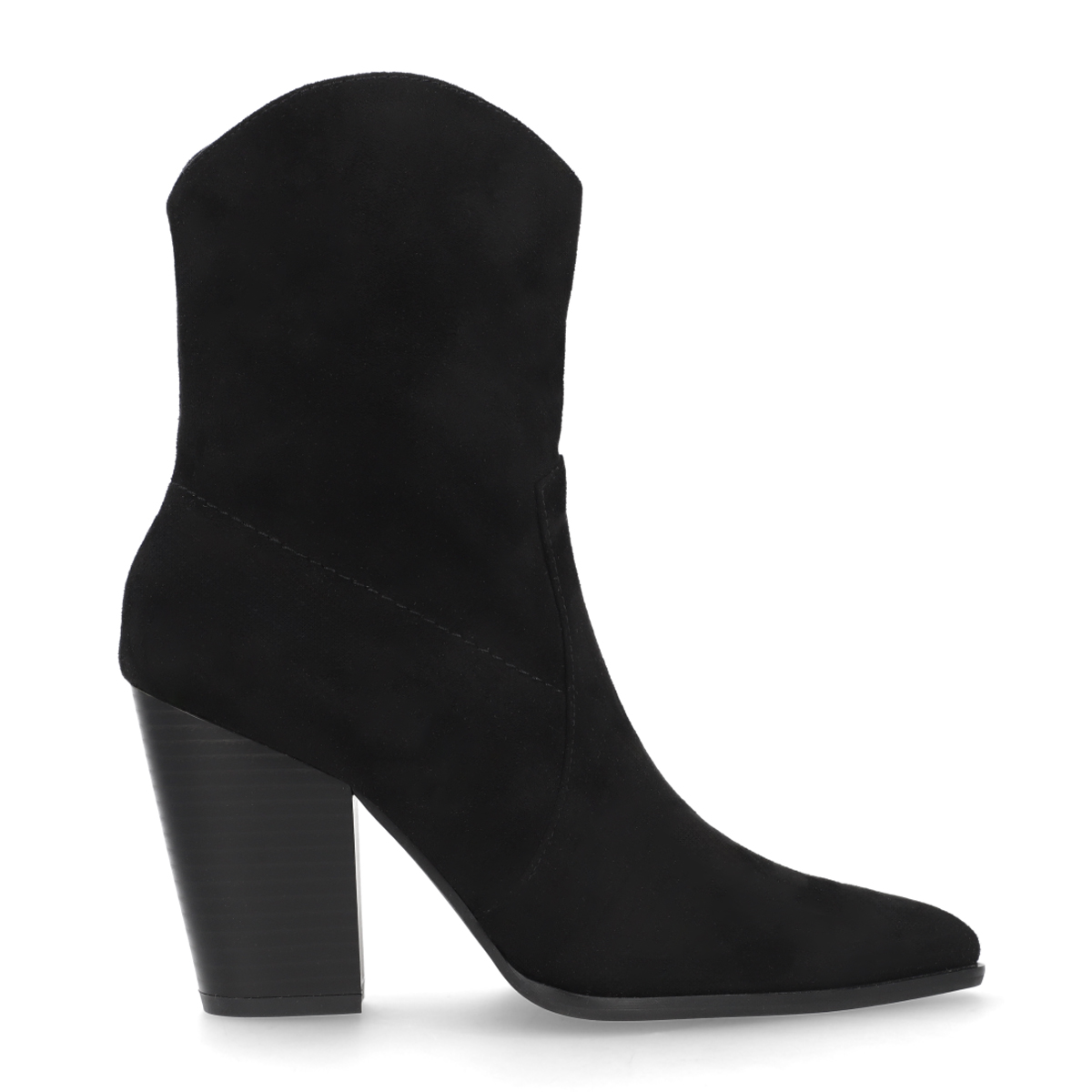 Botin Negro Mujer Semivestir Elegante Capa De Ozono 617501
