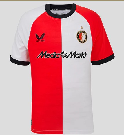 Nuevo! Jersey Feyenoord Holanda 2024/2025 Titular Local Parches Champions   Talla L