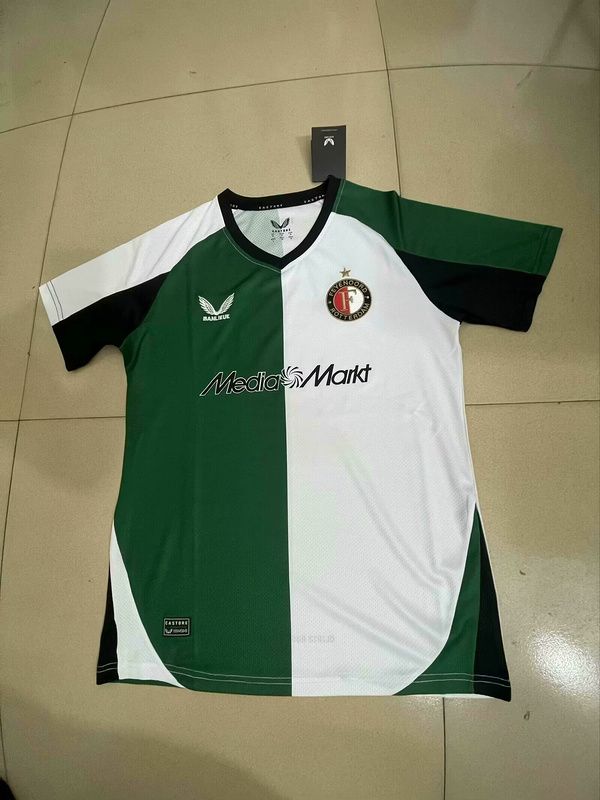 Nuevo! Jersey Feyenoord Holanda 2024/2025 Tercero Bicolor Parches Champions Talla M