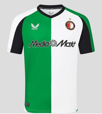 Nuevo! Jersey Feyenoord Holanda 2024/2025 Tercero Bicolor Parches Champions Talla M