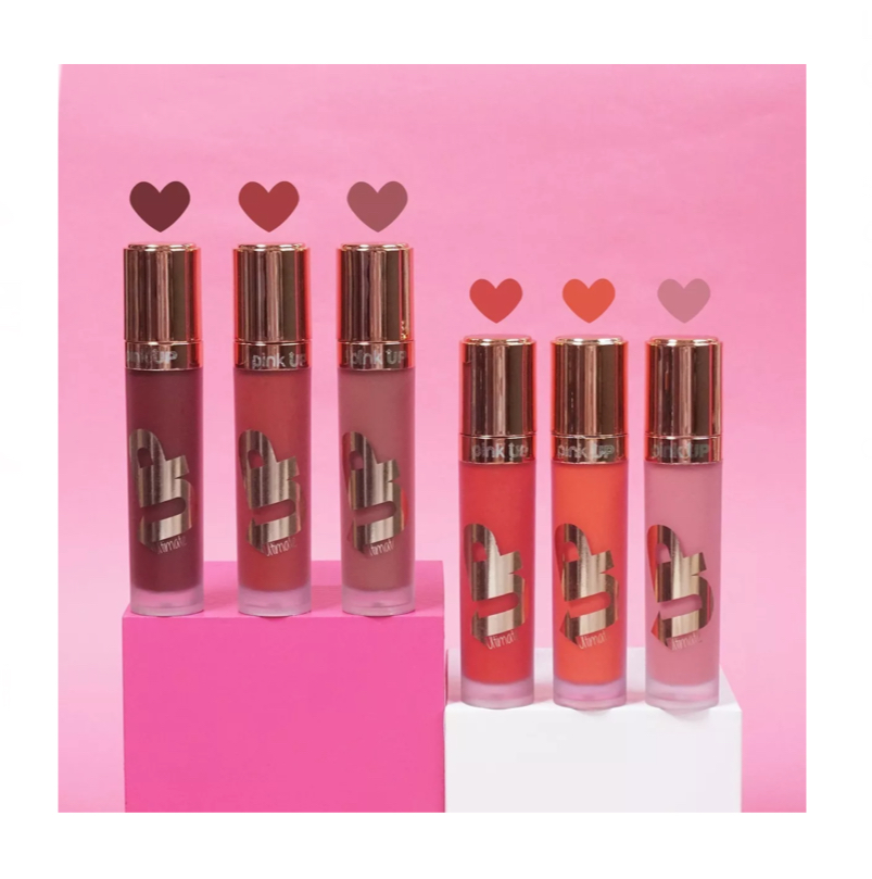Labial Pink Up Ultimate color violeta mate