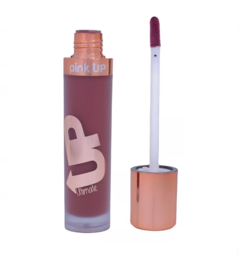 Labial Pink Up Ultimate color violeta mate