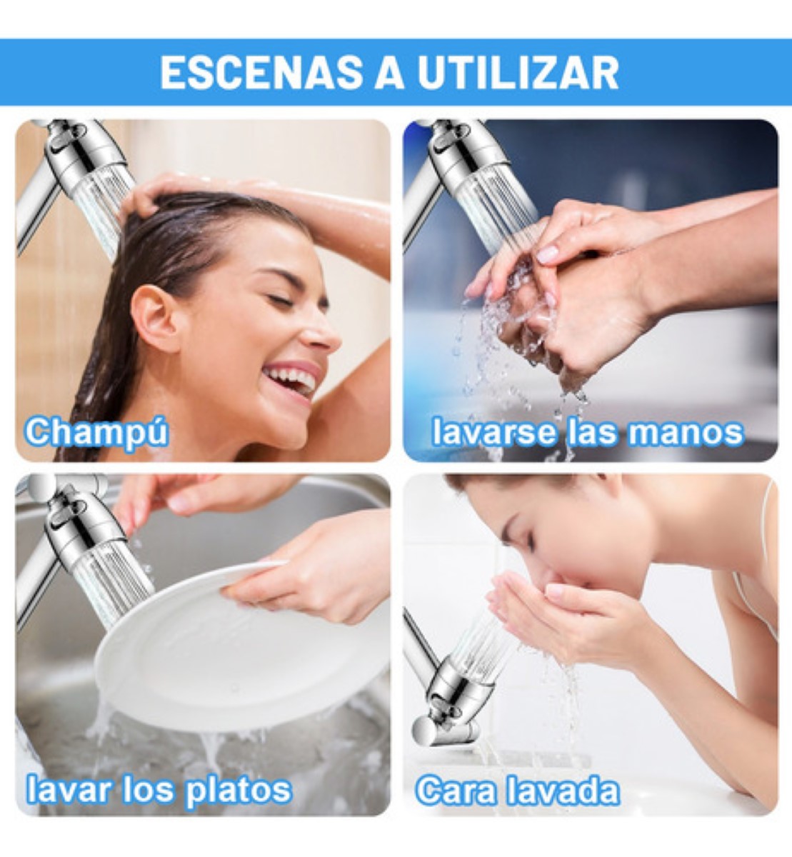 Llave Para Mezcladora Fregadero Baños Y Grifos Cocina 1080° gris