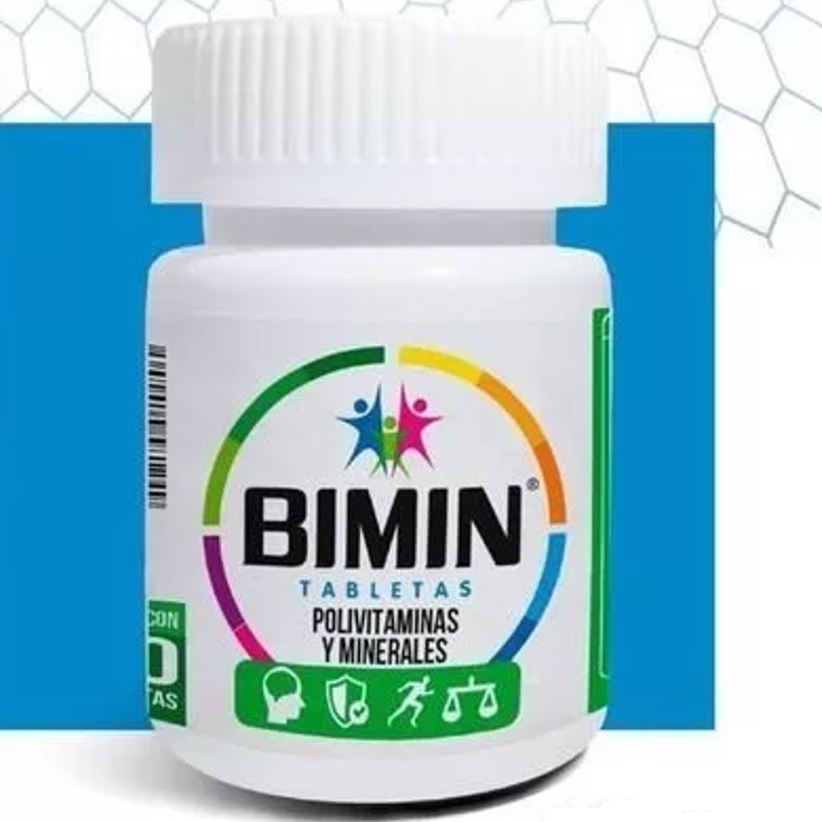 Bimin Polivitaminas Y Minerales 100 Tabletas