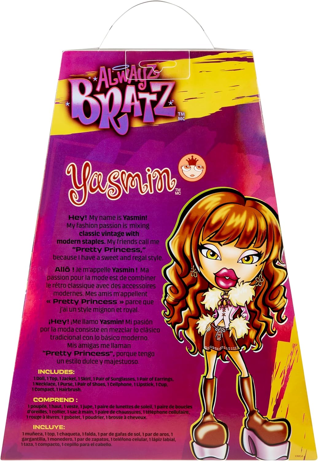 Bratz Alwayz Muñeca Yasmin Con 10 Accesorios Y Póster