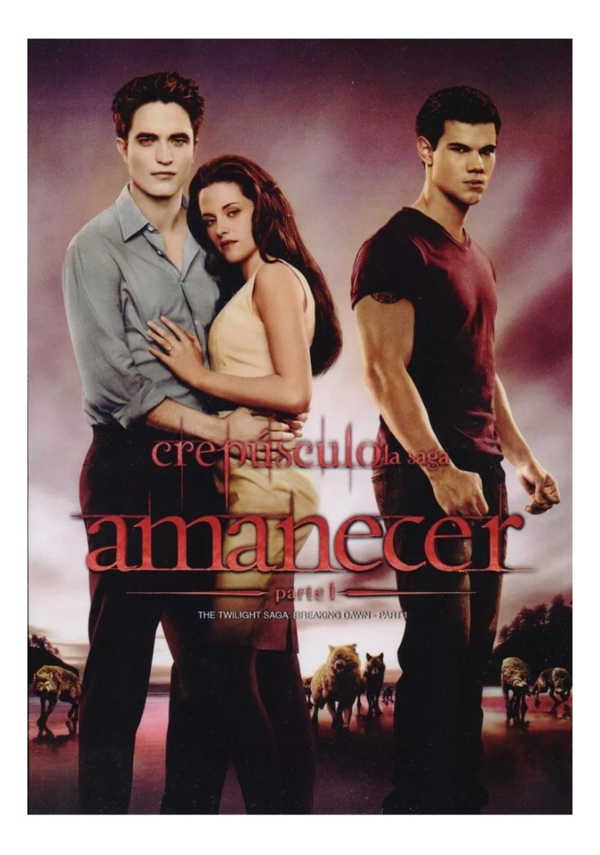 Amanecer Parte 1 Uno Saga Crepuesculo Pelicula Dvd